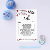 Love Bird more or less Couples Showkaart Flyer (Enkel)