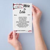 Love Bird more or less Couples Showkaart Flyer (Hand)