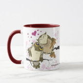 Love Bird Owls Mok (Links)