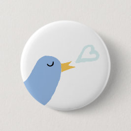LOVE BIRD RONDE BUTTON 5,7 CM