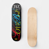 LOVE BIRD Skateboard, 7¾" Deck Persoonlijk Skateboard (Voorkant)