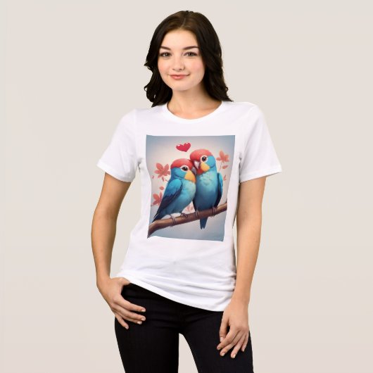 Love Bird T-shirt 415z (Voorkant volledig)