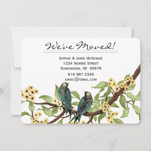  Love Bird Your Photo on Back We hebben ons verpla Kaart (Voorkant)