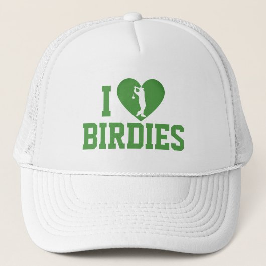 Love Birdie Golf Pet - Funny Trendy Trucker Hat (Voorkant)