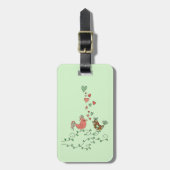 Love Birds Bagagelabel (Voorkant verticaal)