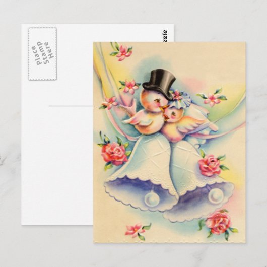 Love Birds Briefkaart (Voorkant / Achterkant)