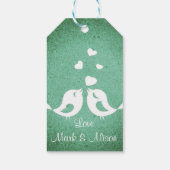 Love Birds Cadeaulabel (Achterkant)