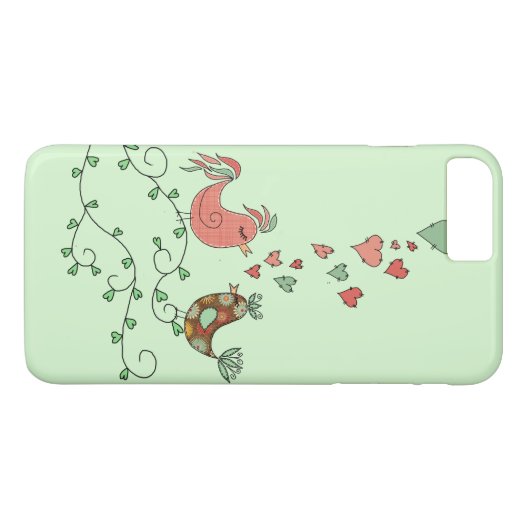 Love Birds Case-Mate iPhone Case (Achterkant (Horizontaal))