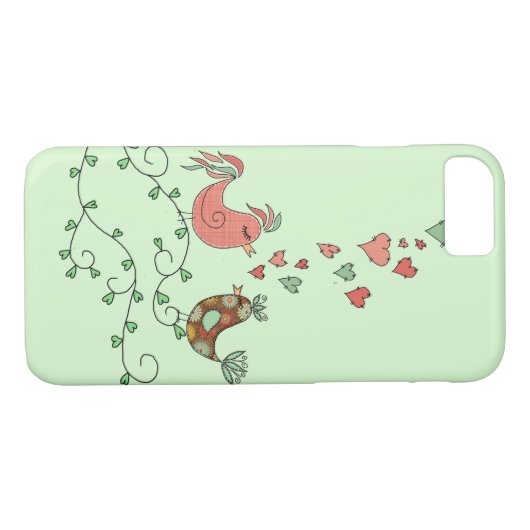 Love Birds Case-Mate iPhone Case (Achterkant (Horizontaal))