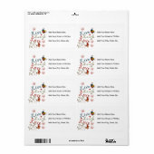 Love Birds Etiket (Full Sheet)