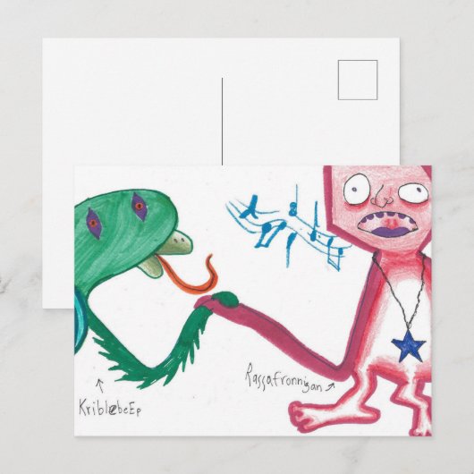 Love Birds Feestdagenkaart (Voorkant / Achterkant)