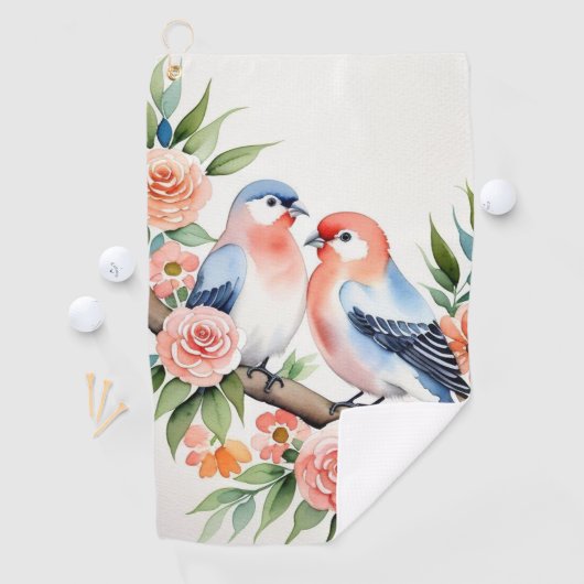 Love Birds Golfhanddoek (Insitu)