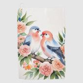 Love Birds Golfhanddoek (Voorkant)