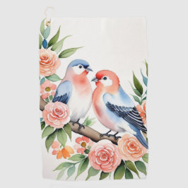 Love Birds Golfhanddoek