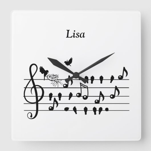 Love Birds, in afwachting van een aanvulling op de Vierkante Klok (Voorkant)