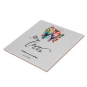 Love Birds. Jij bent de liefde van mijn leven! Tegeltje (Zijkant)