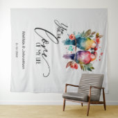 Love Birds. Jij bent de liefde van mijn leven! Wandkleed (In Situ (horizontaal))