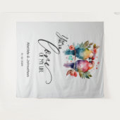 Love Birds. Jij bent de liefde van mijn leven! Wandkleed (Voorkant (horizontaal))