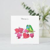 Love Birds Kaart (Staand voorkant)