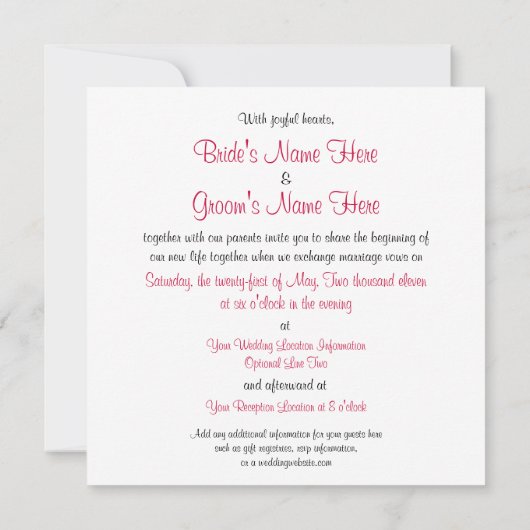 Love Birds Kaart (Achterkant)