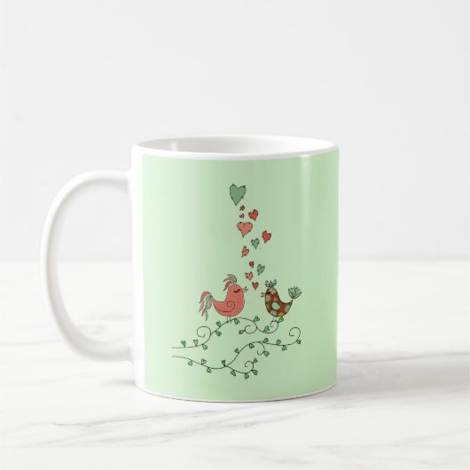 Love Birds Koffiemok (Links)