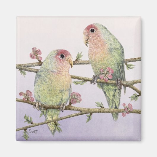 Love Birds Magneet (Voorkant)