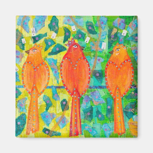 Love Birds Magneet (Voorkant)