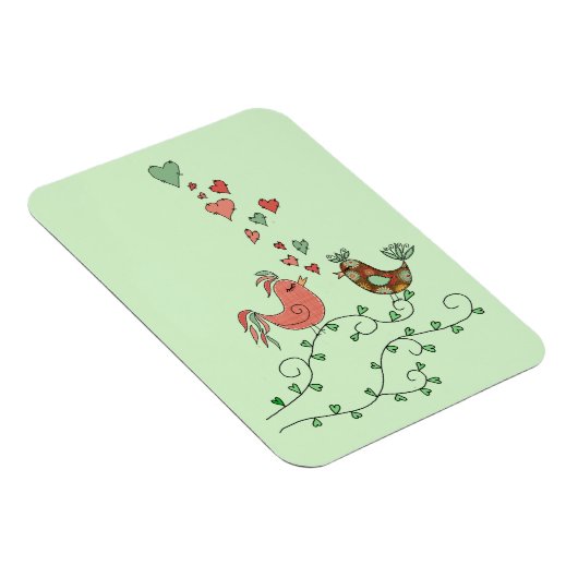 Love Birds Magneet (Rechterzijde)