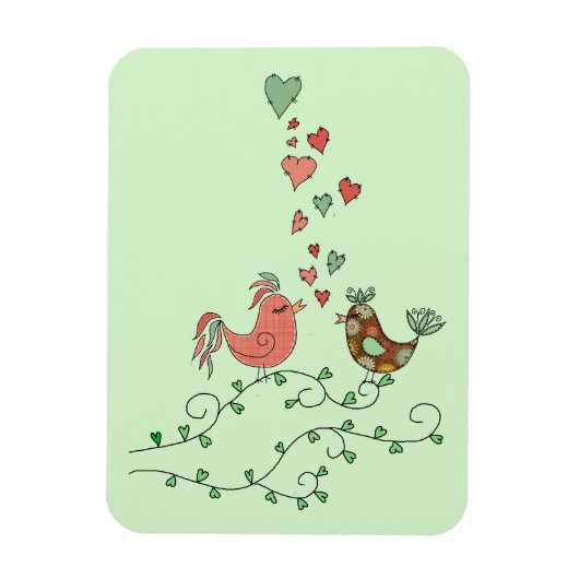 Love Birds Magneet (Verticaal)