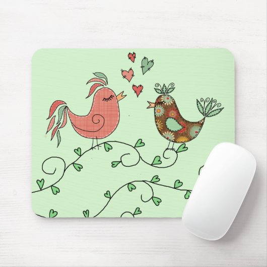 Love Birds Muismat (Met muis)