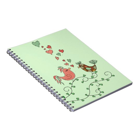 Love Birds Notitieboek (Rechterzijde)