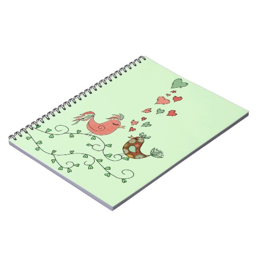 Love Birds Notitieboek (Linkerzijde)