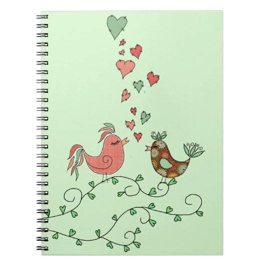 Love Birds Notitieboek (Voorkant)