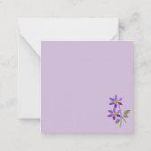 Love Birds Notitiekaartje (Achterkant)