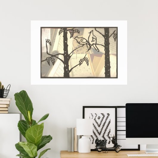 Love Birds Poster (Thuiskantoor)