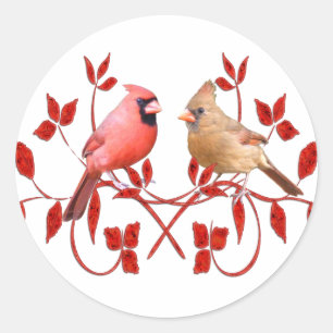 Love Birds Ronde Sticker