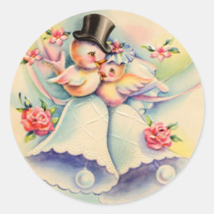 Love Birds Ronde Sticker