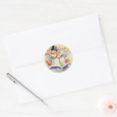 Love Birds Ronde Sticker (Envelop)