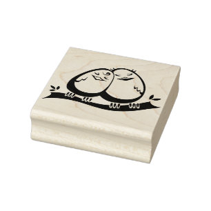 Love Birds Rubberstempel