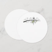 Love Birds Save The Date (Voorkant / Achterkant)