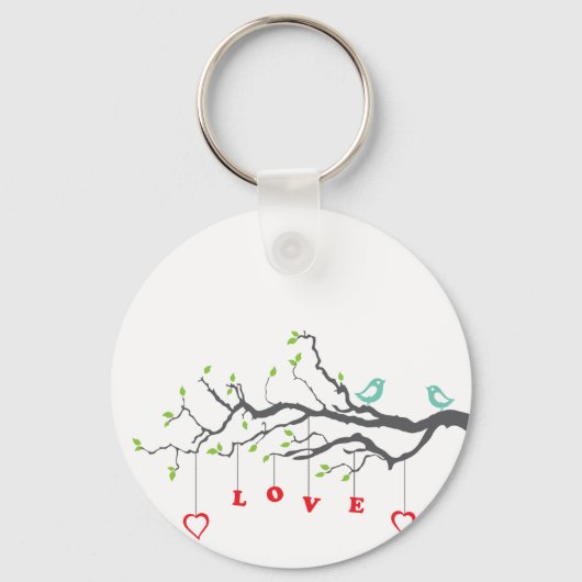 Love Birds Sleutelhanger (Voorkant)