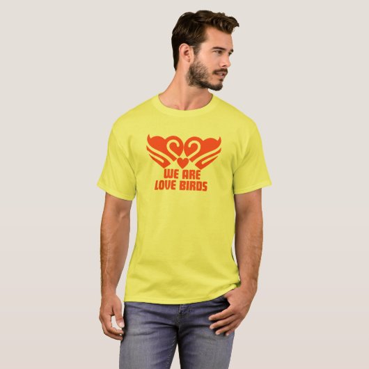 Love Birds T-shirt (Voorkant volledig)