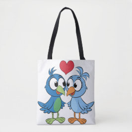 Love Birds Tote Bag
