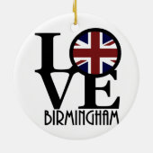 LOVE Birmingham Engeland Keramisch Ornament (Achterkant)