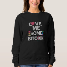 Love Bitcoin Zwart SWEATSHIRT