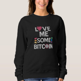 Love Bitcoin Zwart SWEATSHIRT