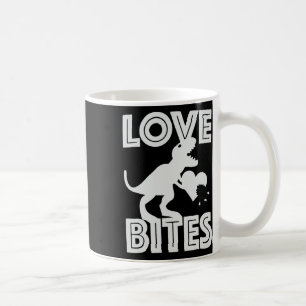 Love Bites Dinosaur Valentijnsdag  Koffiemok