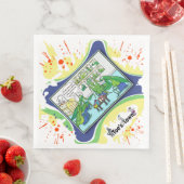 Love Bites… Literally | Dry Logic Humor Dinner Servet (Insitu)