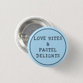 Love Bites Pastel Gothic Ronde Button 3,2 Cm (Voorkant /achterkant)