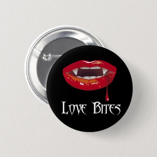 Love Bites Ronde Button 5,7 Cm (Voorkant /achterkant)